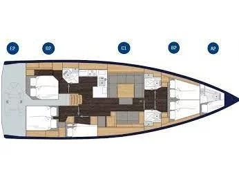 Bavaria C50 (MALENA) Plan image - 2