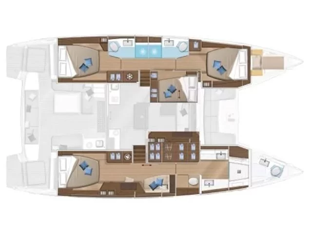 Lagoon 50 (INVICTUS II) Plan image - 6