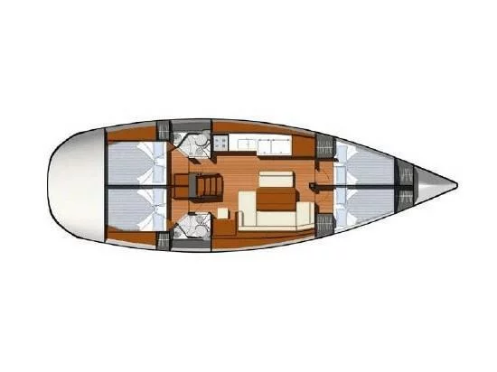 Sun Odyssey 44 i (Loki) Plan image - 20