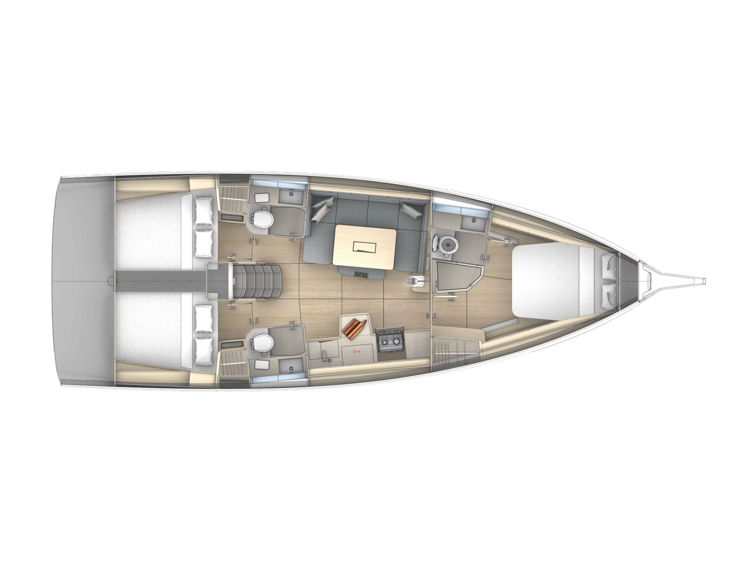 Dufour 41 (Why Not 20) Plan image - 2