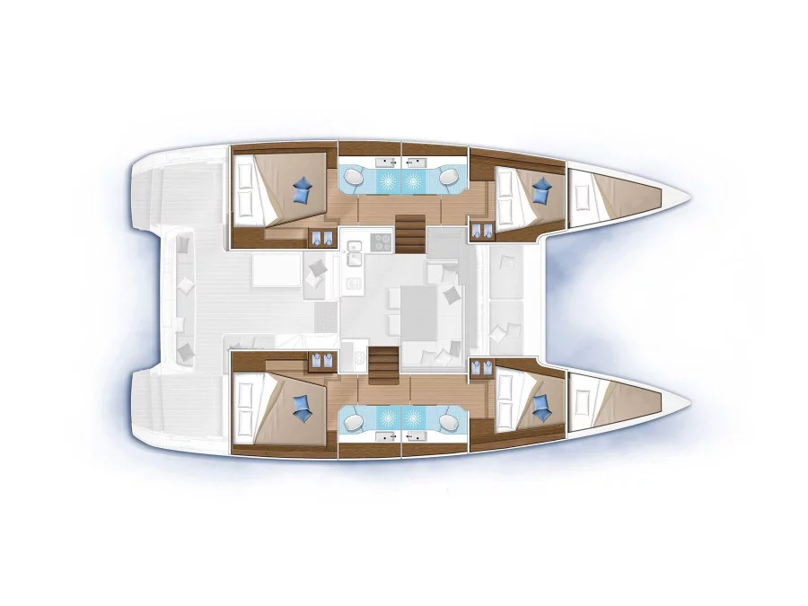 Lagoon 40 (Bella Mare - & GEN) Plan image - 17
