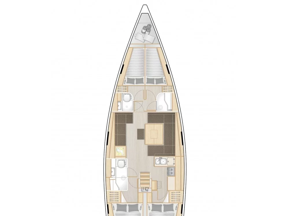 Hanse 458 (Astrea) Plan image - 9