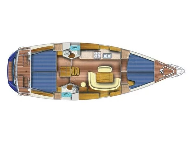 Sun Odyssey 45 (Samba) Plan image - 1