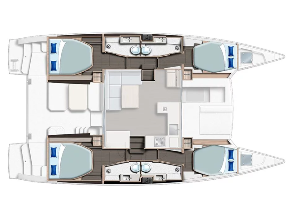 Sunsail 424 () Plan image - 5