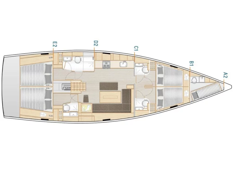 Hanse 508 (Change of Seasons)  - 21