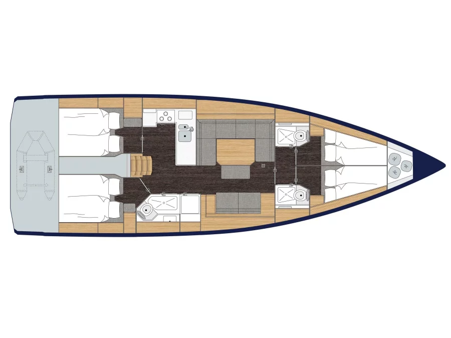 Bavaria C45 Style (Amaryllis) Plan image - 5