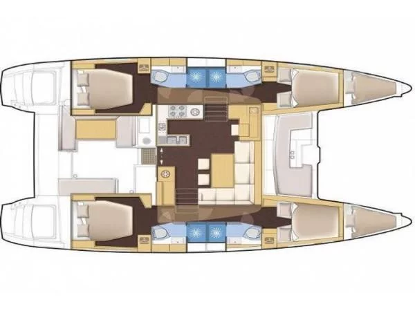 Lagoon 450 (Paula) Plan image - 4