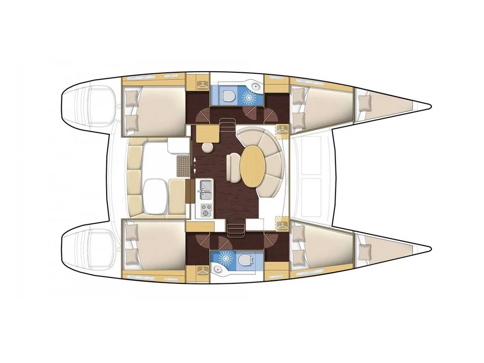 Lagoon 380 S2 (Cataki) Plan image - 7