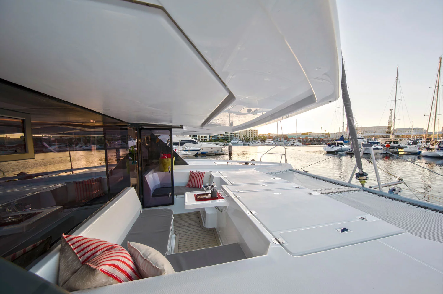 Leopard 45 (La Pelosa II) Forward Cockpit - 1