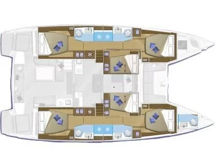Lagoon 50 Fly (SUMMER STAR) Plan image - 9