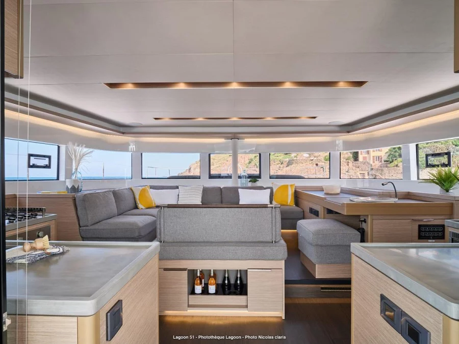 Lagoon 51 4+1 OW (Unconditional Love (crewed) WEDNESDAY) Interior image - 11