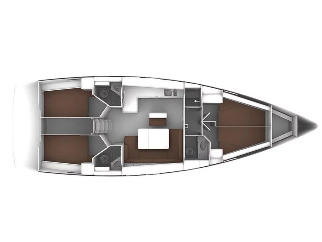 Bavaria Cruiser 46 (SUN OF LIFE) Plan image - 1