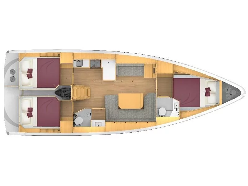 Bavaria C42 (Fiesta) Plan image - 18