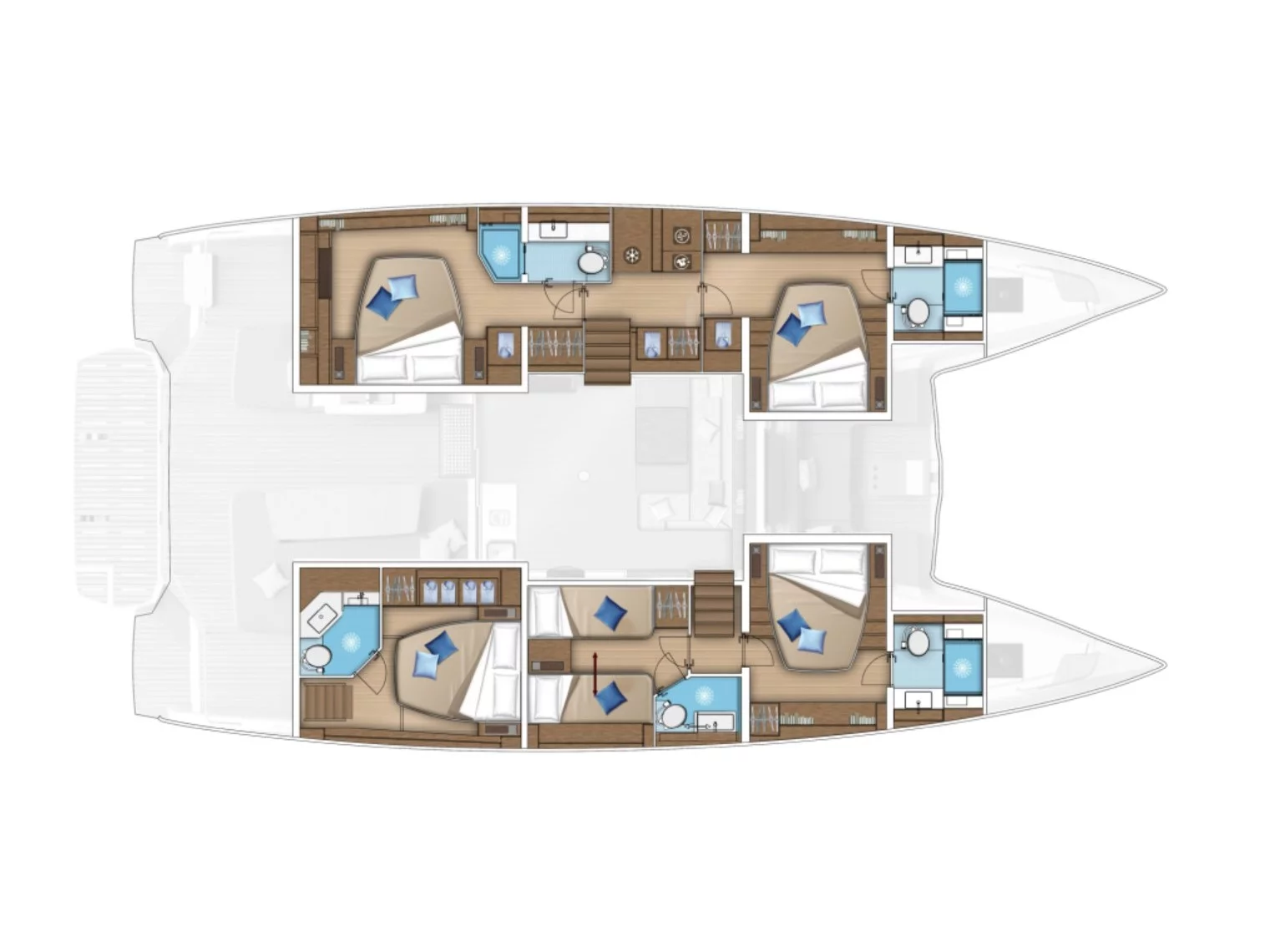 Lagoon 55 (ADRIATIC PEARL) Plan image - 15