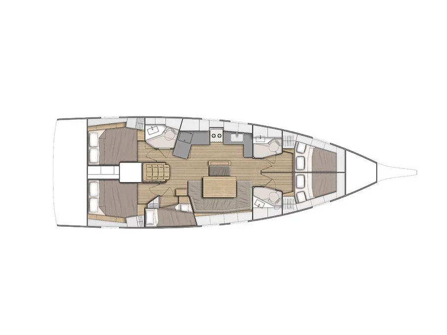 Oceanis 46.1 (Kalmi) Plan image - 7