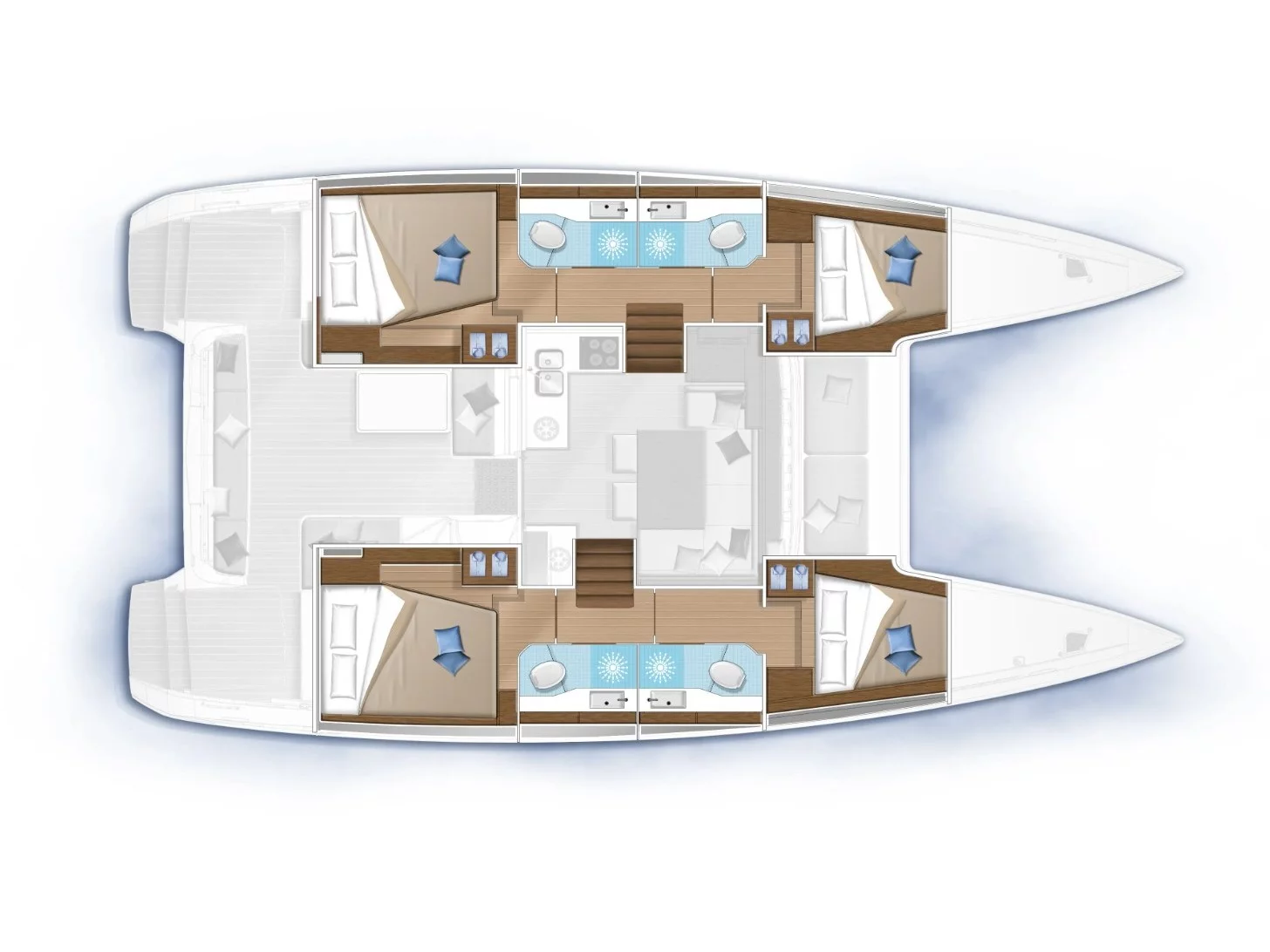 Lagoon 40 (Pussycat) Plan image - 6