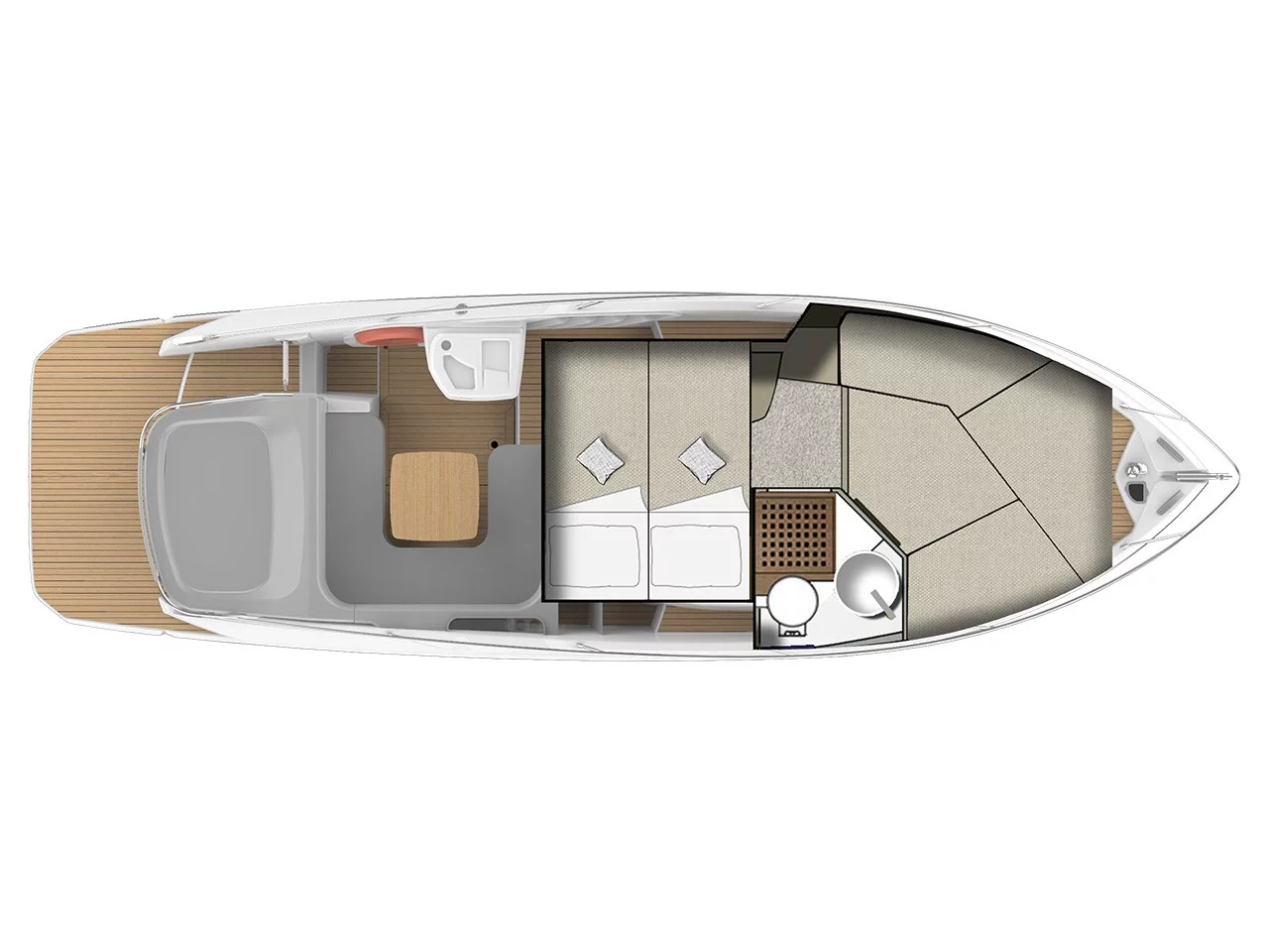 Cranchi E30 Endurance (Aurora) Plan image - 3