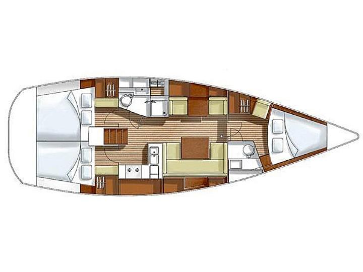 Photo #9 - Hanse 400 (Gaia) in Fethiye - 19116