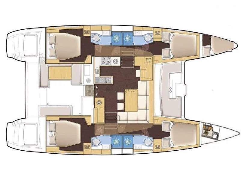 Lagoon 450 Fly (EmoSEAon) Plan image - 40