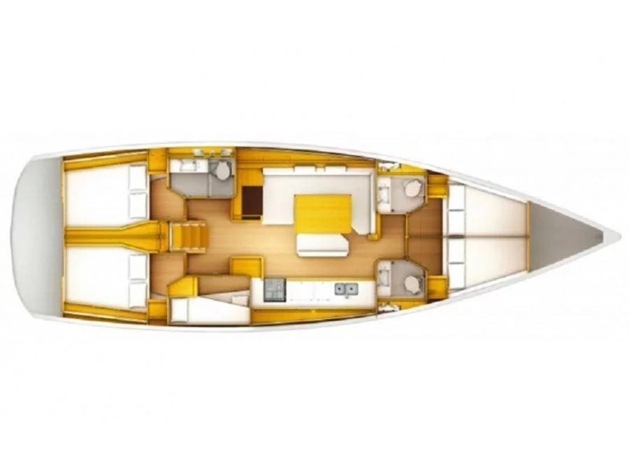 Sun Odyssey 51.9 (Corcho XI) Plan image - 2
