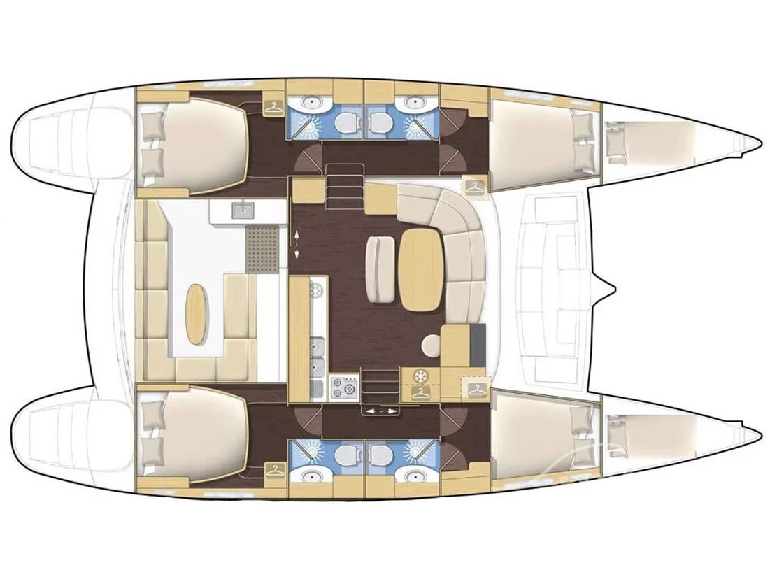 Lagoon 440 (Atlantis) Plan image - 4