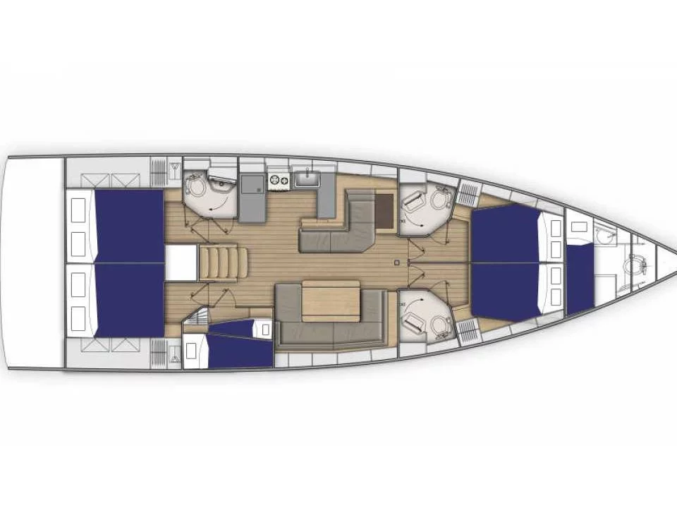 Oceanis 51.1 () Plan image - 8