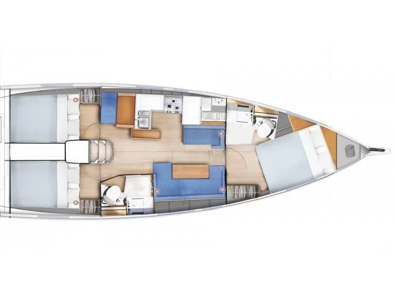 Sun Odyssey 410 (Bella) Plan image - 8