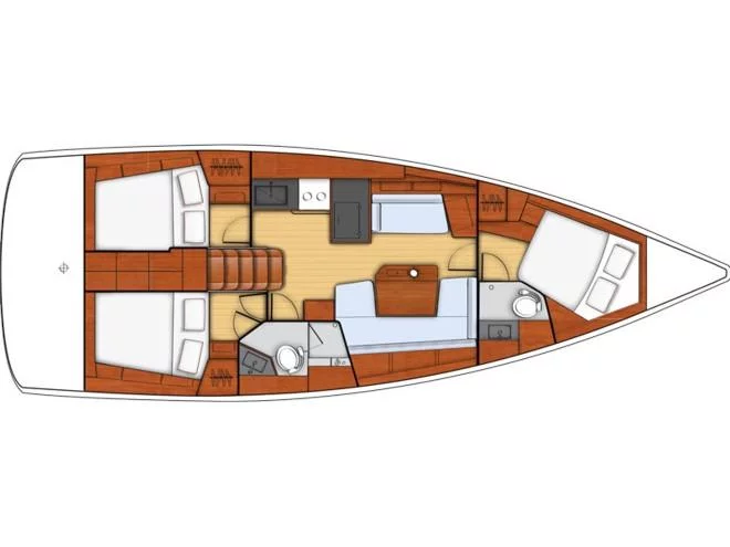 Oceanis 41.1 (Tikal 2) Plan image - 3