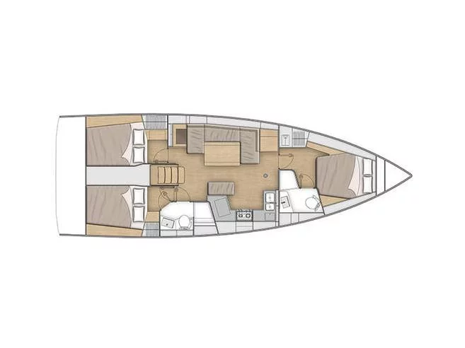 Oceanis 40.1 (Vienna Nano | Solar Panel, Inverter, Bow Thruster) Plan image - 3
