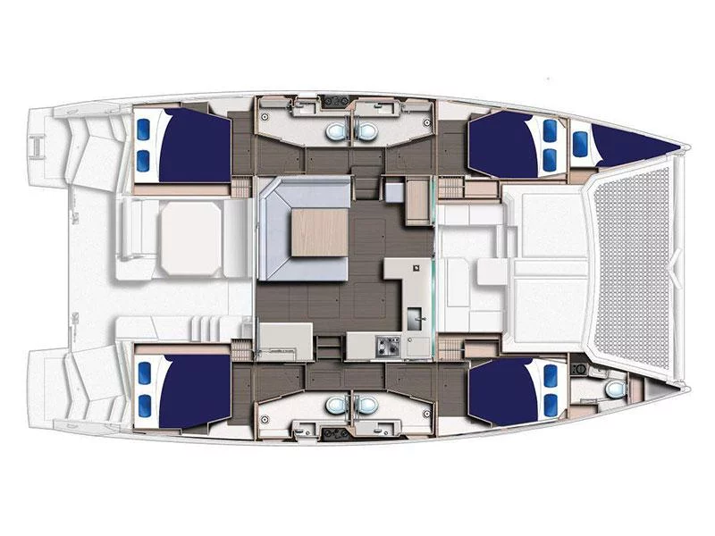 Leopard 45 () Plan image - 2