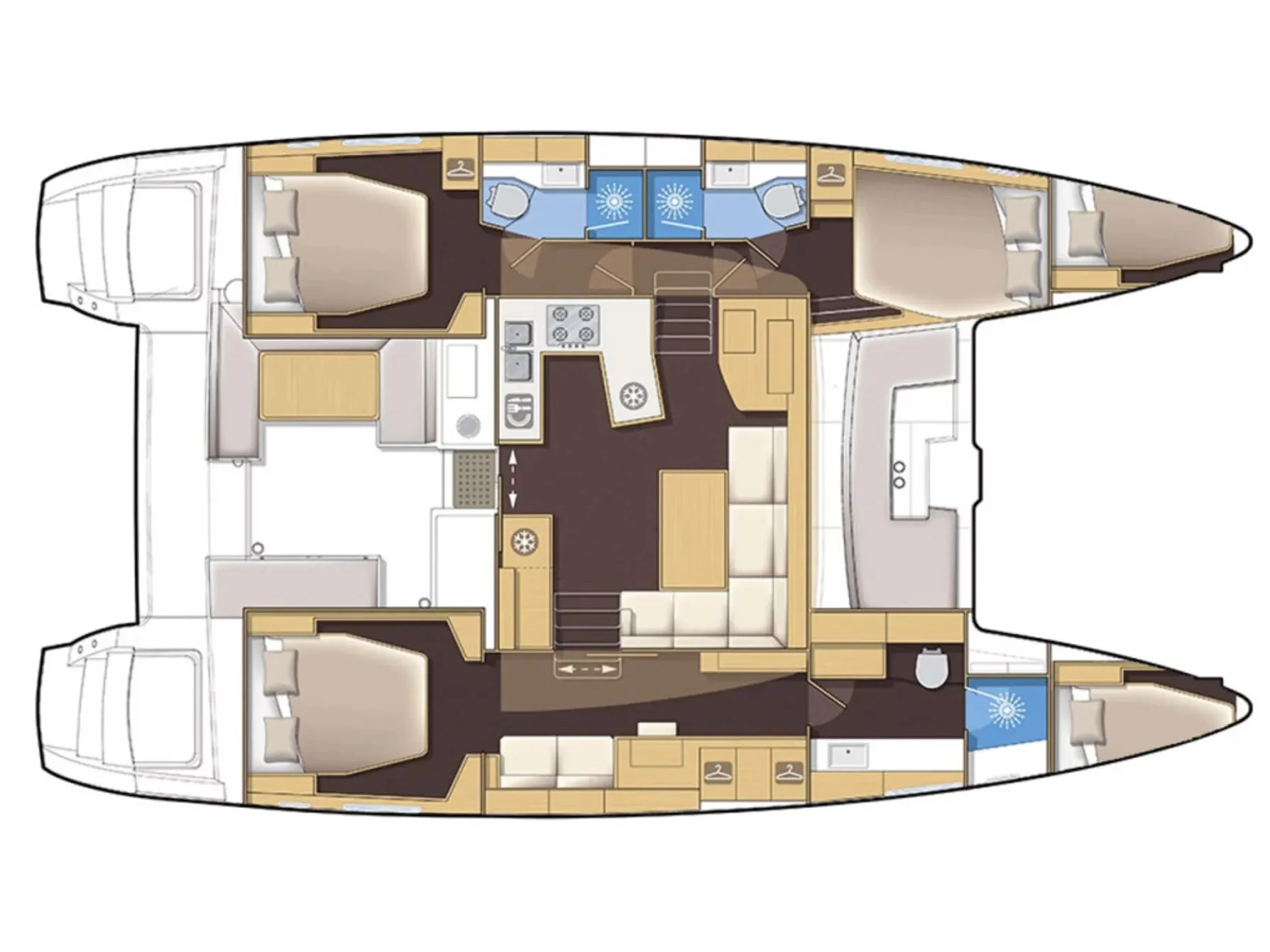 Lagoon 450 Fly (Maja) Plan image - 14