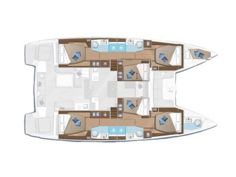 Lagoon 50 (Alchera) Plan image - 1
