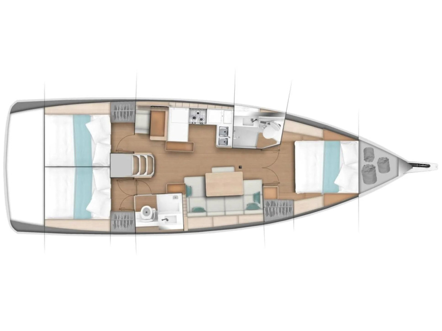 Photo #4 - Sun Odyssey 440 (Ti Punch) in Port Grimaud Sam - 19447