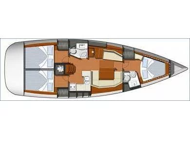 Sun Odyssey 42DS (Sweet Alis) Plan image - 15