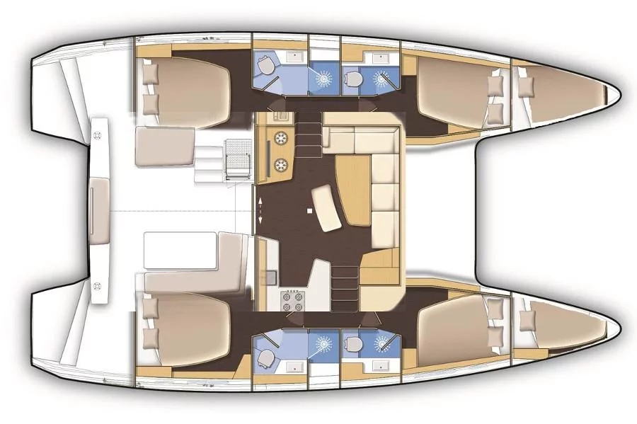 Lagoon 42 (Odessa) Layout - 3