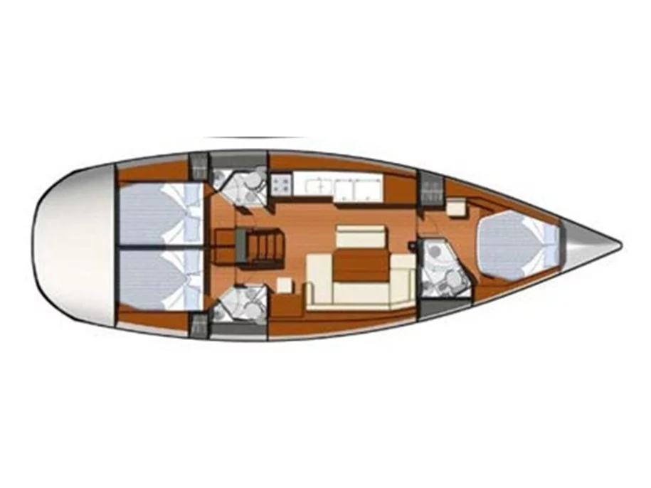Sun Odyssey 44i (Capella II) Plan image - 3