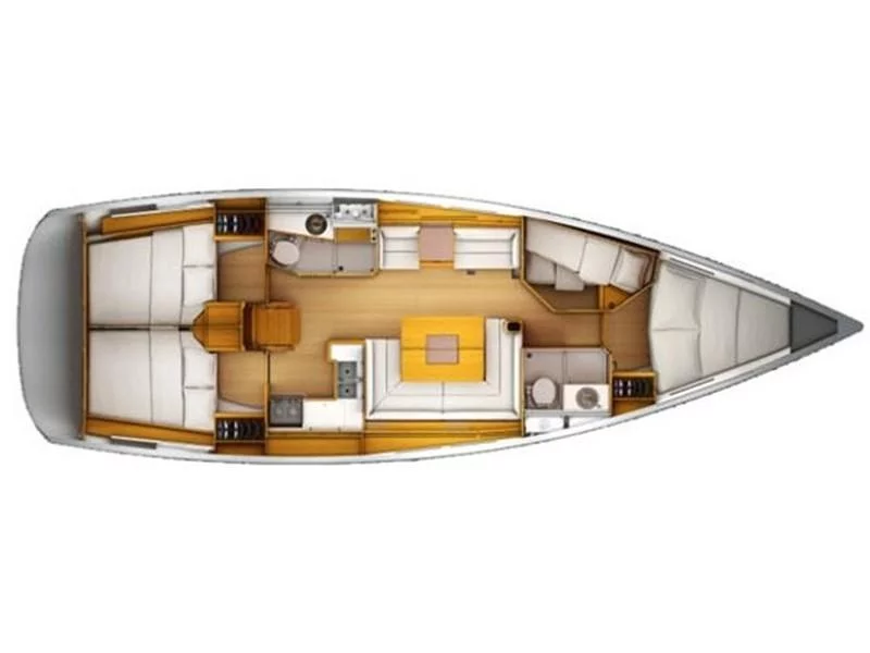 Sun Odyssey 439 (Mira) Plan image - 3