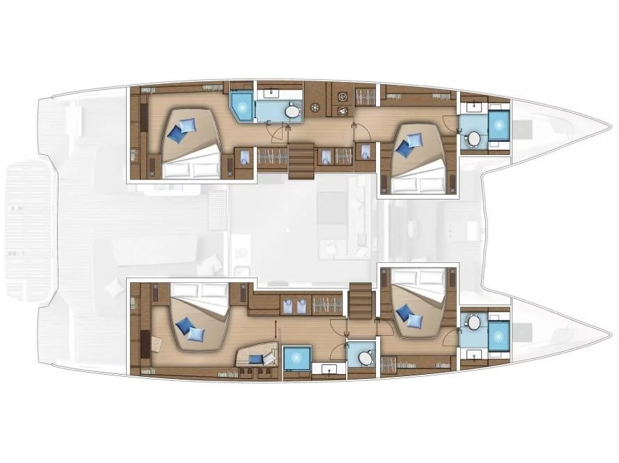 Lagoon 450 Fly (Lagoon450F_1) Plan image - 2