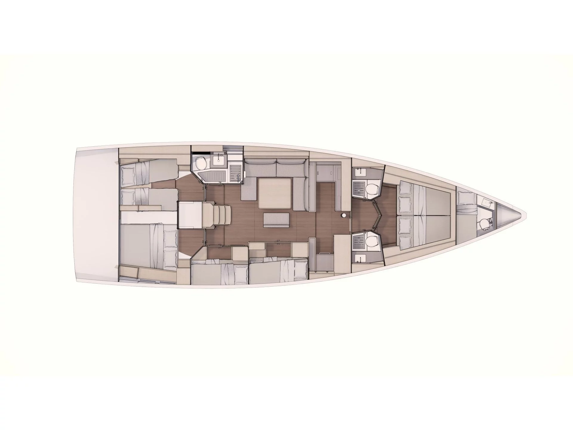 Dufour 530 (Agnese -, Solar Panel) Plan image - 7