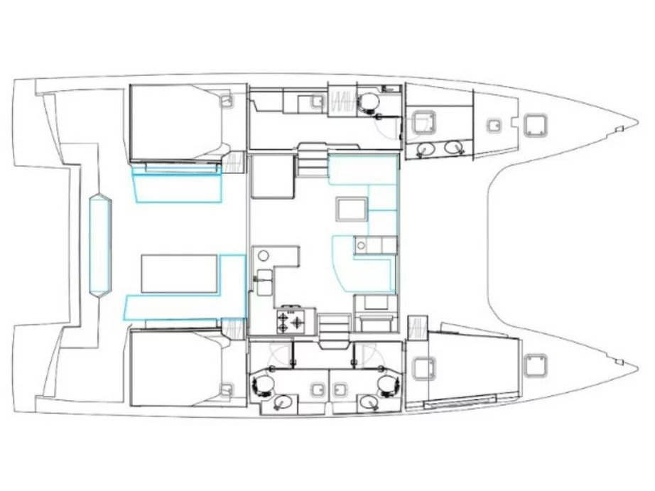 Nautitech 46 Fly (Sea Spirit III) Plan image - 32