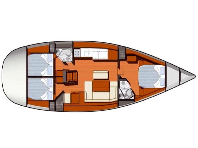 Sun Odyssey 49I (Kimera) Plan image - 4