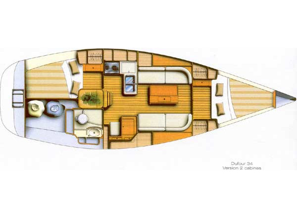 Photo #5 - Dufour 34 Performance (Tomboy) en Nieuport - 19779