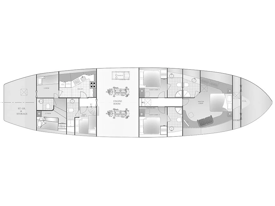 Gulet Smart Spirit (SMART SPIRIT) Plan image - 18