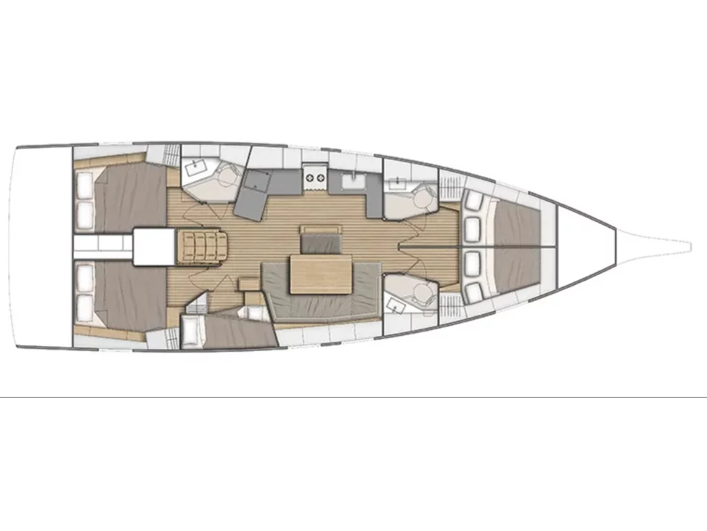 Oceanis 46.1 (Athanasia) Plan image - 3