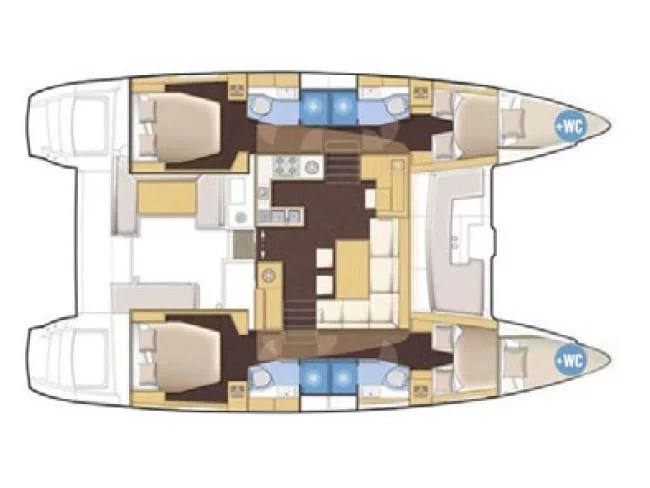 Lagoon 450F (SAMOGON) Plan image - 9