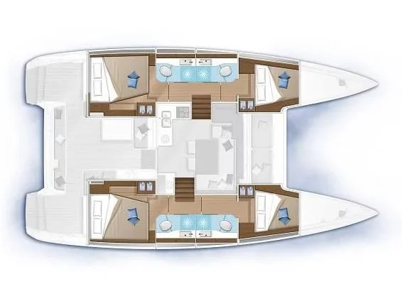 Lagoon 40 (Milu 2.0) Plan image - 5
