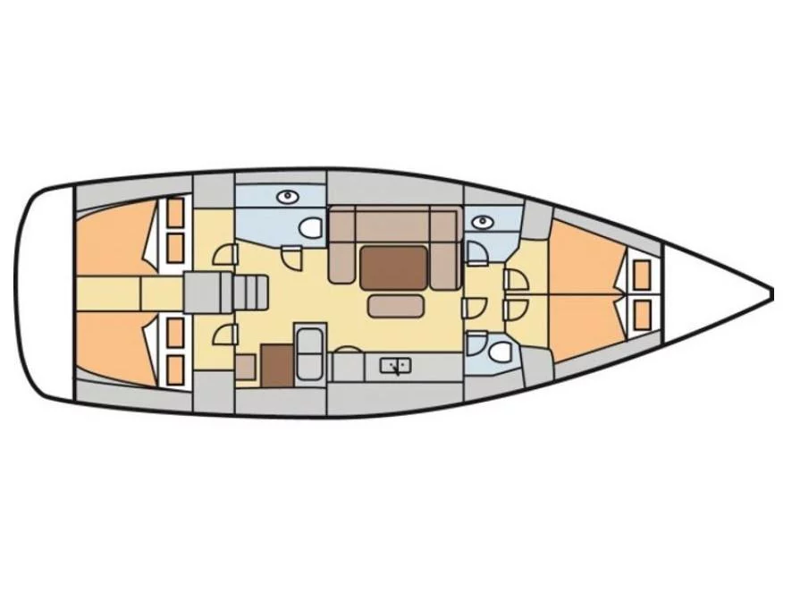 Dufour 450 Grand Large (Grace) Plan image - 11