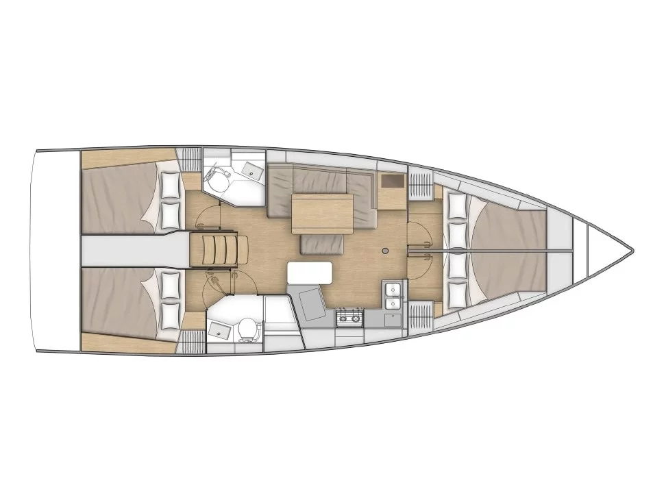 Oceanis 40.1 (ESCAPE) Plan image - 12