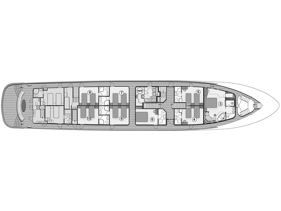 Motoryacht Bella (Bella) Plan image - 10