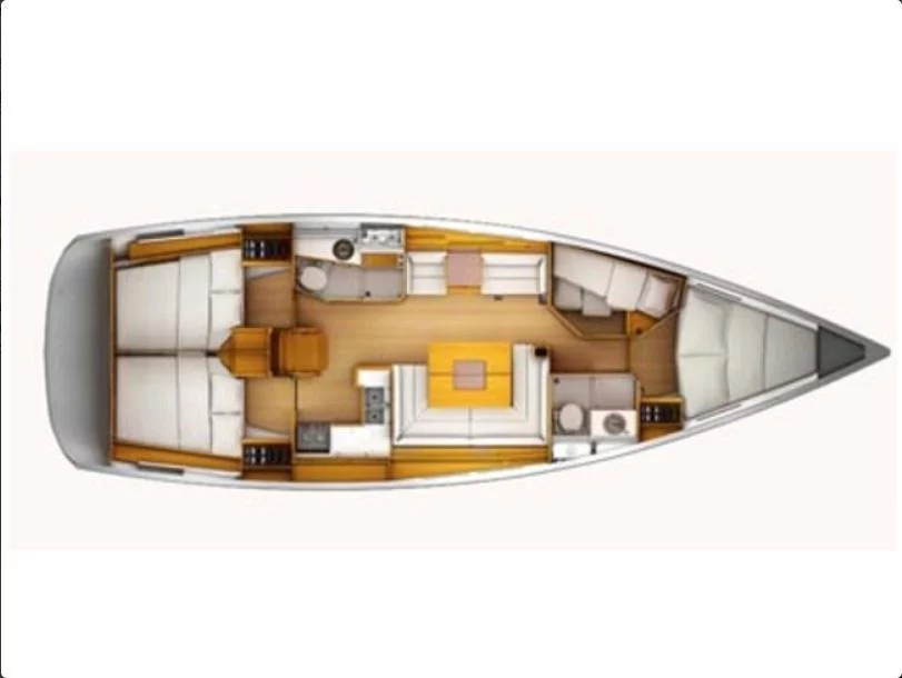 Sun Odyssey 439 (Thales) Plan image - 4